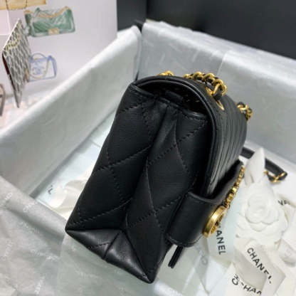 Front Logo Small Flap Bag AS1490