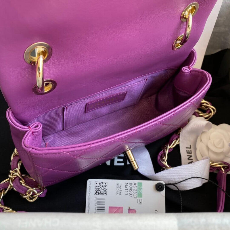 Lambskin Small Flap Bag AS2317