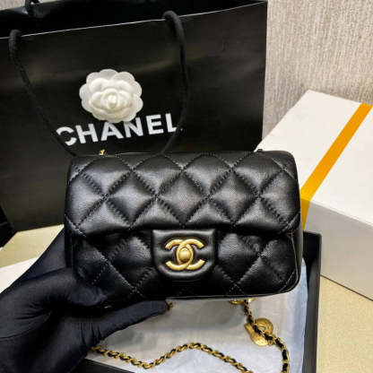 Mini Flap Bag Heart Chain AS3456