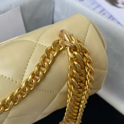 Mini Flap Bag in Lambskin with Enamel CC AS3113