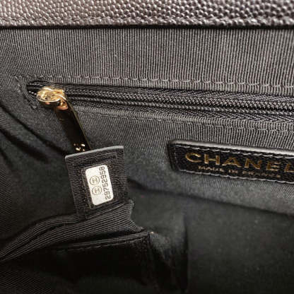 Quilted Caviar Leather Small Business Affinity Bag A93749