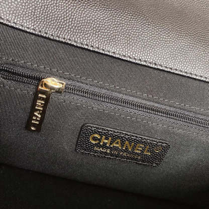 Quilted Caviar Leather Small Business Affinity Bag A93749