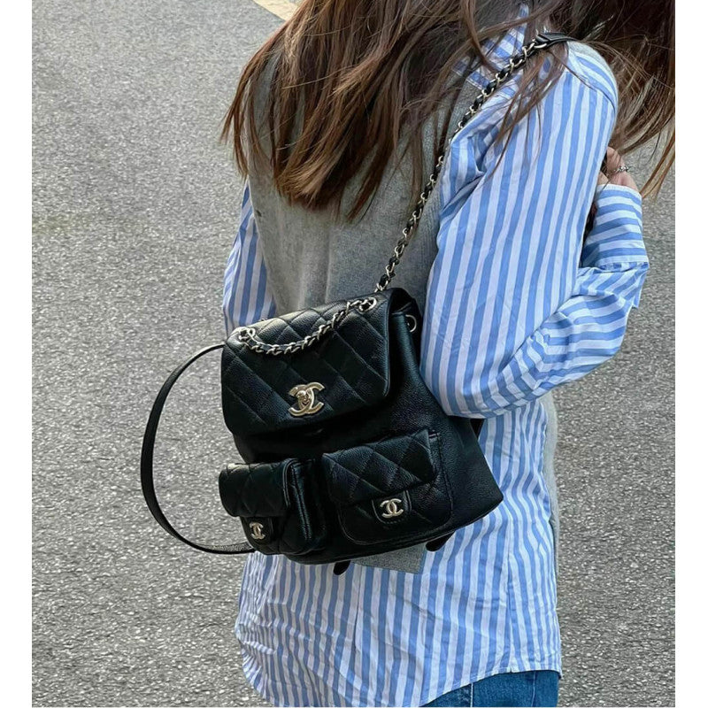 Small Duma Backpack Caviar Calfskin AS3860