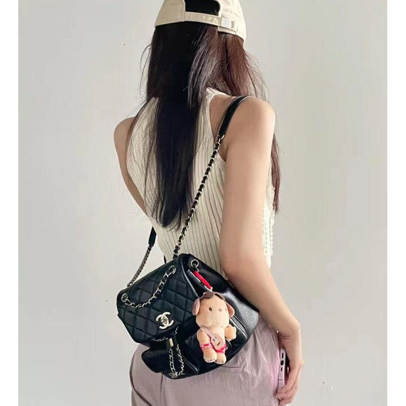 Small Duma Backpack Quilted Calfskin AS3860