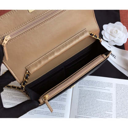 Small Flap Bag A57275 Black/Gold