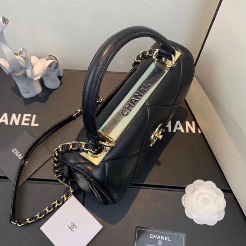 Small Flap Bag With Top Handle A92236