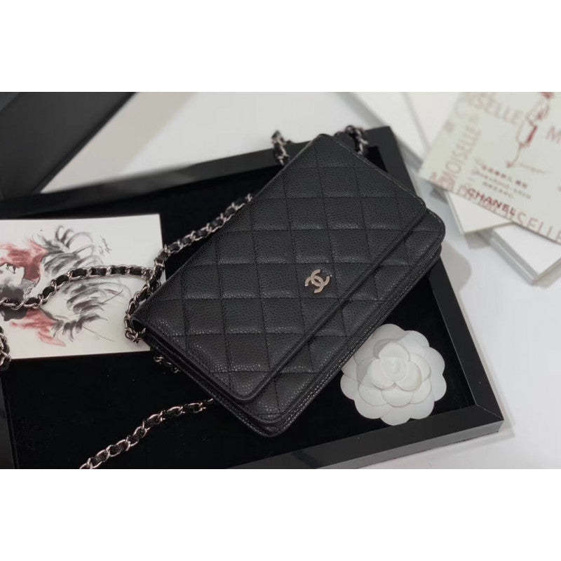 Wallet on Chain Caviar Gold Hardware Bag 528725