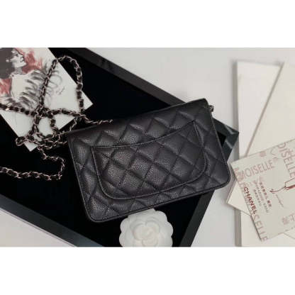 Wallet on Chain Caviar Gold Hardware Bag 528725