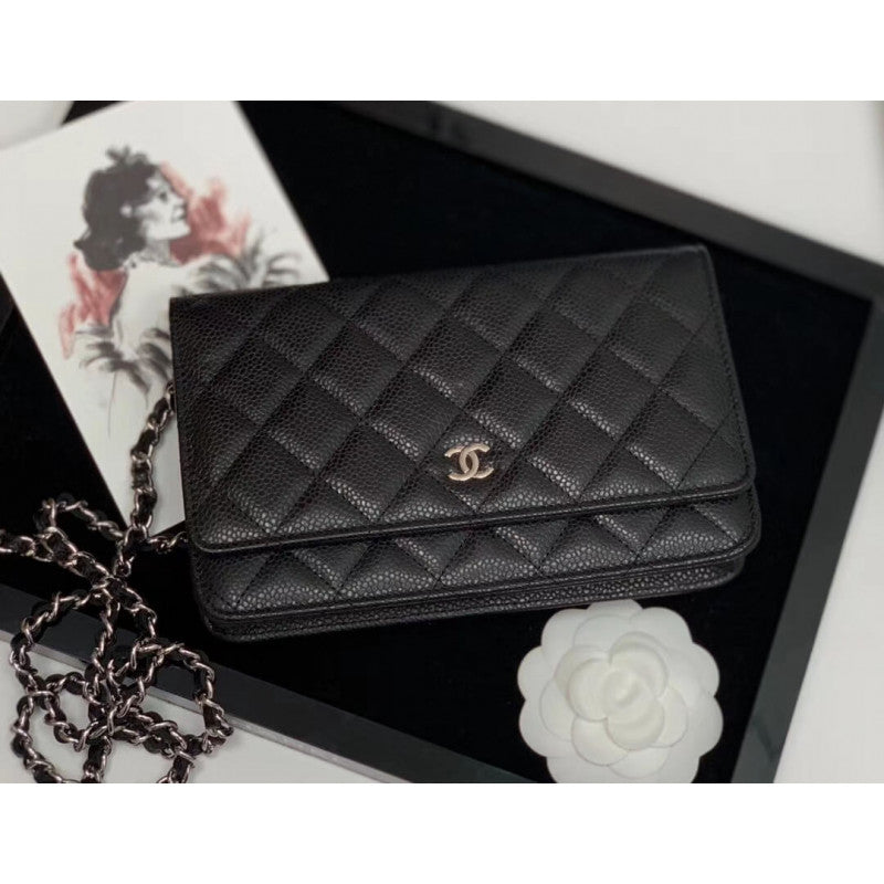 Wallet on Chain Caviar Gold Hardware Bag 528725