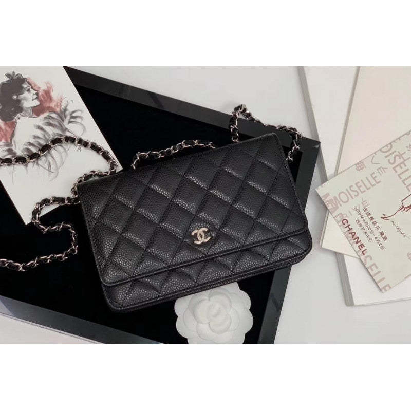 Wallet on Chain Caviar Gold Hardware Bag 528725