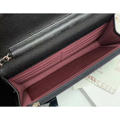 Wallet on Chain Caviar Gold Hardware Bag 528725