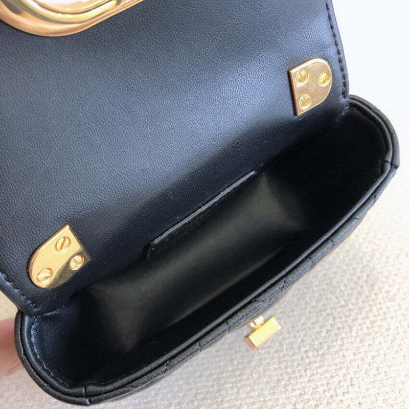 Micro Caro Bag Supple Cannage Calfskin S2022