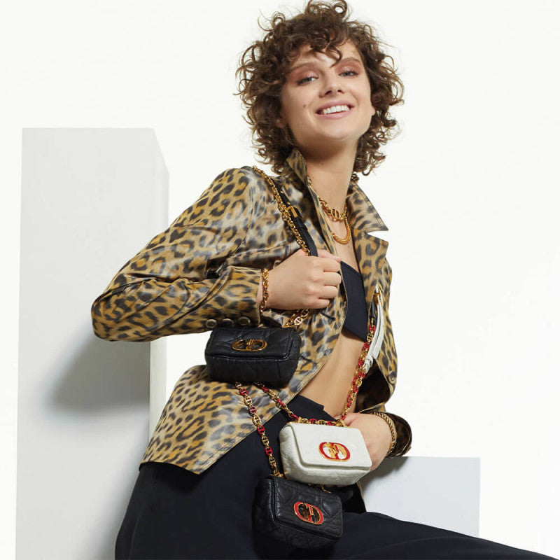 Micro Caro Bag Supple Cannage Calfskin S2022