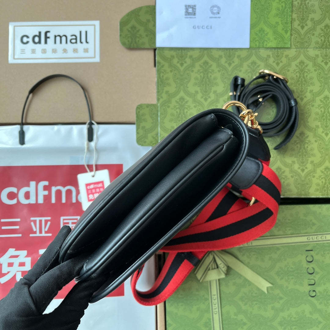 gg Blondie Mini Bag Black For Women, Women’s Bags 11.4in/29cm gg