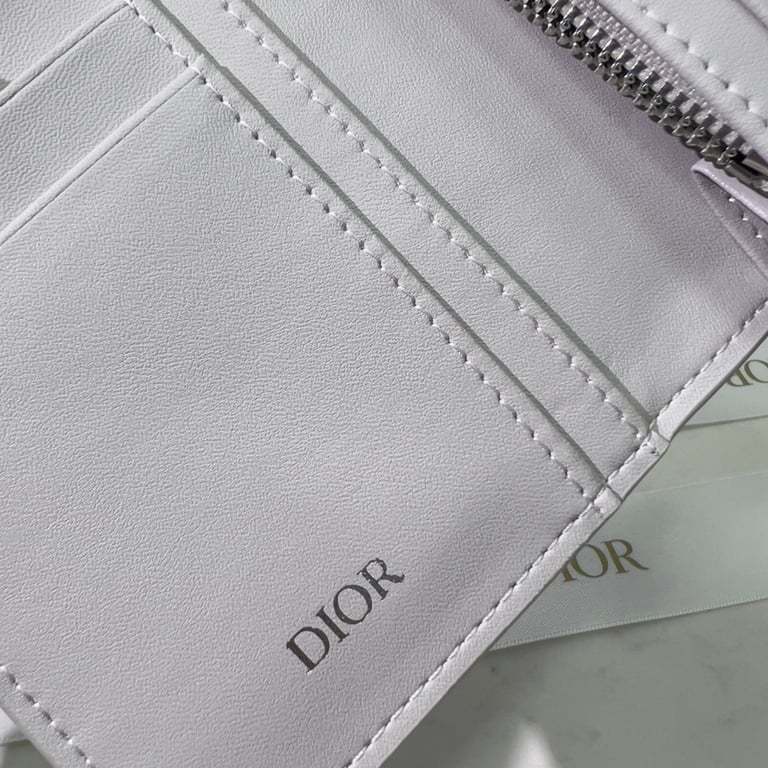 dir VERTICAL LONG WALLET GREY CD DIAMOND CANVAS 2ESBC002DCO H42E