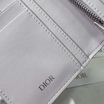 dir VERTICAL LONG WALLET GREY CD DIAMOND CANVAS 2ESBC002DCO H42E
