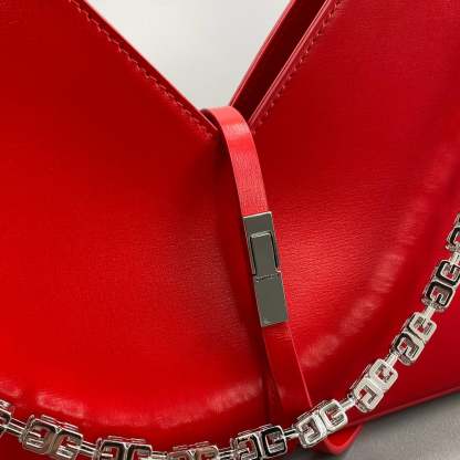 gv Small Cut Out Bag Red For Women, Handbags, Shoulder Bags 10.6in/27cm GVC 