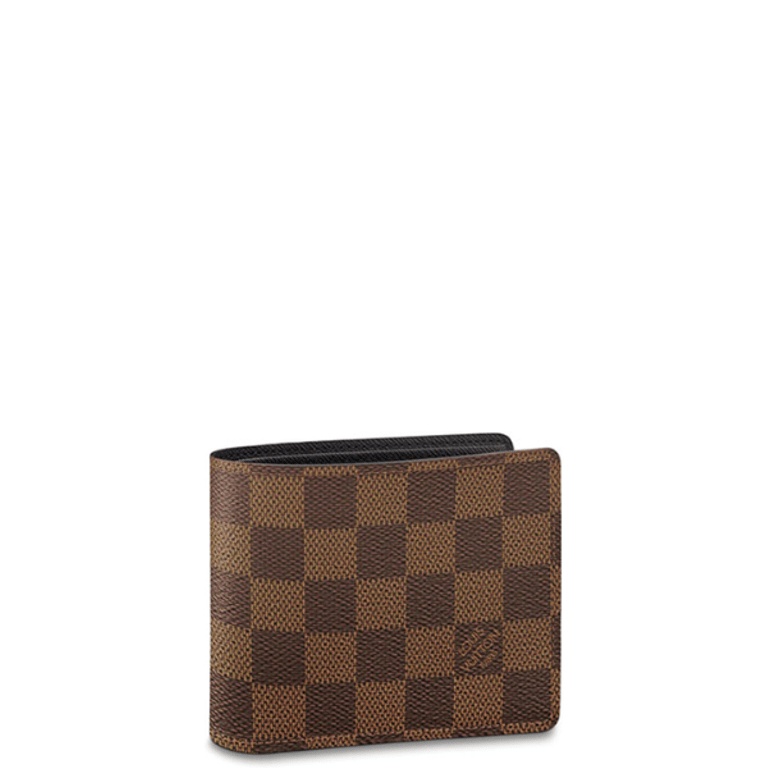 LOUIS VUITTON DAMIER BROWN COATED CANVAS 11CM N60053