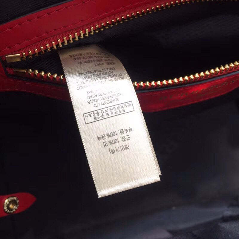 BB The Small Canter Horseferry Check Tote Red For Women, Women’s Bags 11.6in/29.5cm