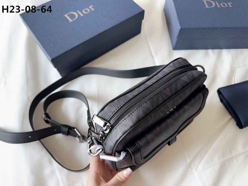 DIR HIT THE ROAD MESSENGER BAG CD BLACK 20CM