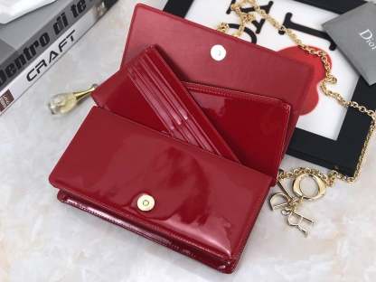 dir LADY POUCH CHERRY RED S0204OVRB_M323