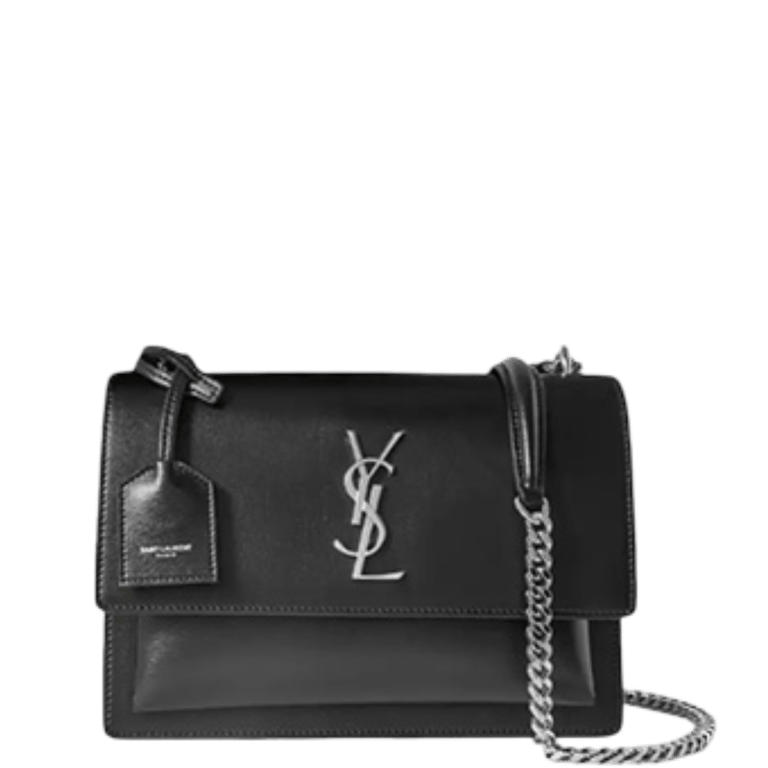SAINT LAURENT SUNSET MEDIUM CHAIN BAG IN SMOOTH LEATHER 22CM