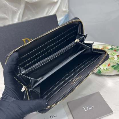 dir CARO VOYAGEUR WALLET BLACK 19CM S5038UWHC_M900