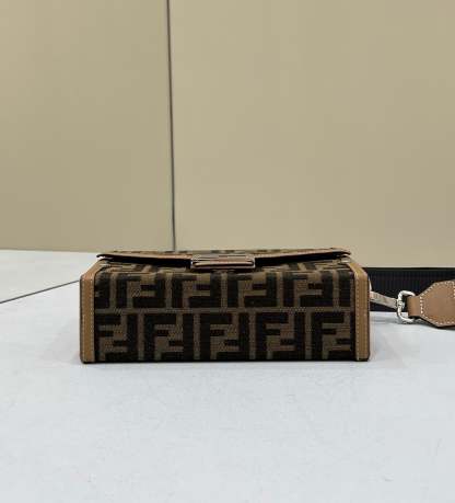 FI Mon Baguette Soft Trunk Brown Bag For Woman 21.5cm/8.5in