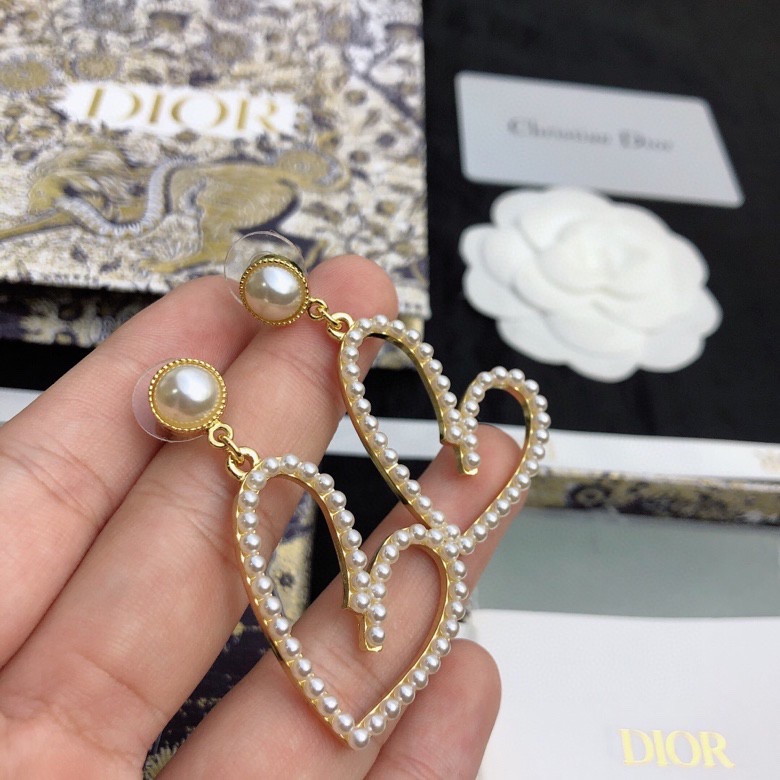 CC HEART GOLD EARRINGS