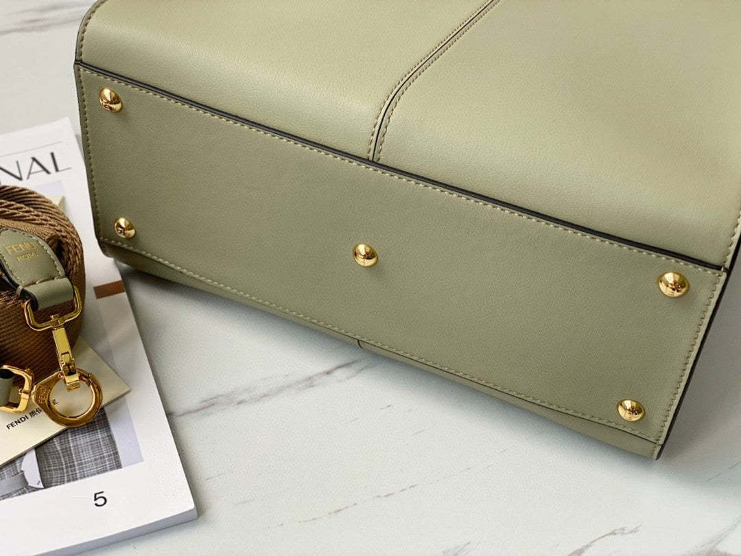 FI Peekaboo X-Lite Tote Medium Beige Bag For Woman 30cm/12in