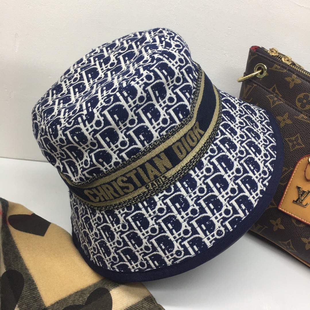 DOR OBLIQUE BUCKET HAT DARK BLUE