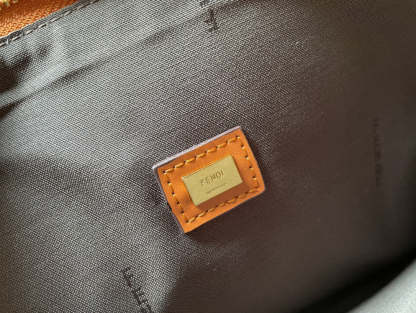 FI Flat Pouch Brown Large Pouch Bag For Woman 34cm/13in 8N0178AC9LF0QVK