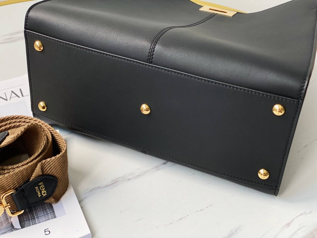 FI Peekaboo X-Lite Tote Medium Navy Blue Bag For Woman 30cm/12in