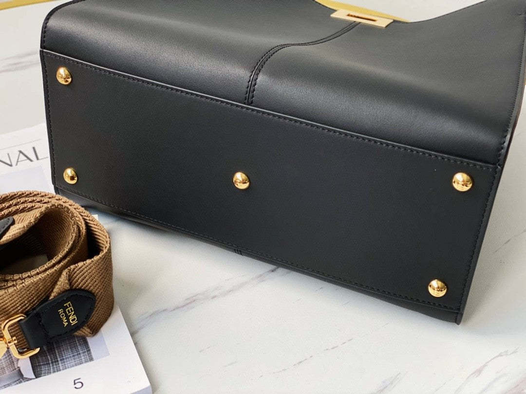 FI Peekaboo X-Lite Tote Medium Navy Blue Bag For Woman 30cm/12in