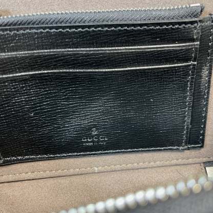 gg Mini Bag With Interlocking G Black gg Supreme Canvas For Women 9in/23cm gg