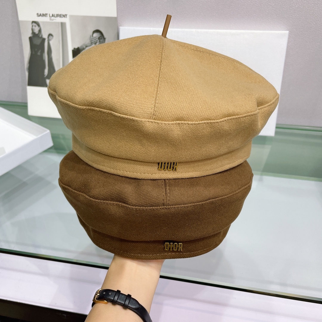 DOR COTTON DRILL BERET BEIGE