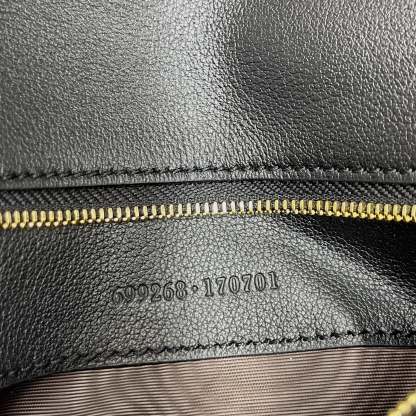 gg Blondie Shoulder Bag Black For Women, Women&#8217;s Bags 11in/28cm gg‎ 699268 UXX0G 1000