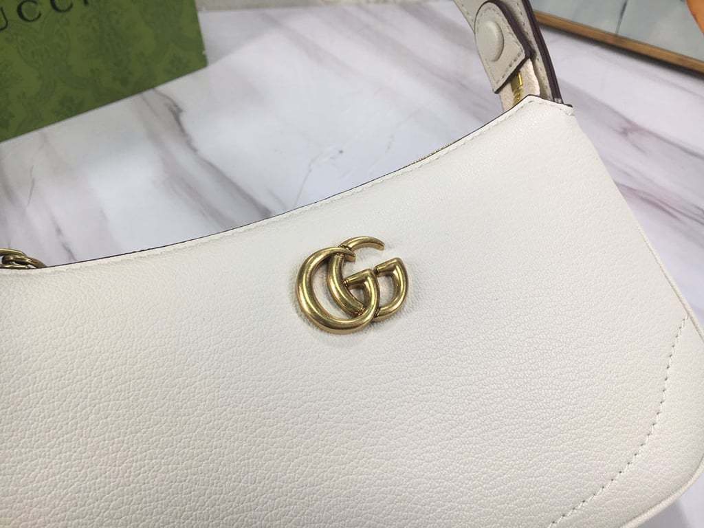 GG APHRODITE MINI SHOULDER BAG 21CM WHITE