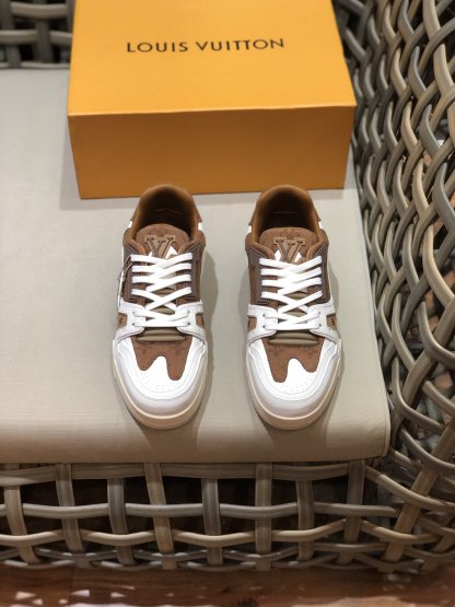 LUV TRAINER SNEAKER RUBBER MONOGRAM WHITE/BROWN VIRGIL ABLOH