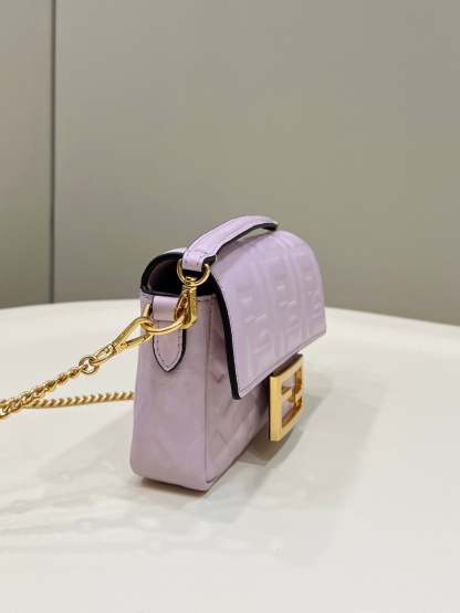 FI Baguette Purple For Women, Women’s Handbags, Shoulder And Crossbody Bags 7.5in/19cm FF 8BS017