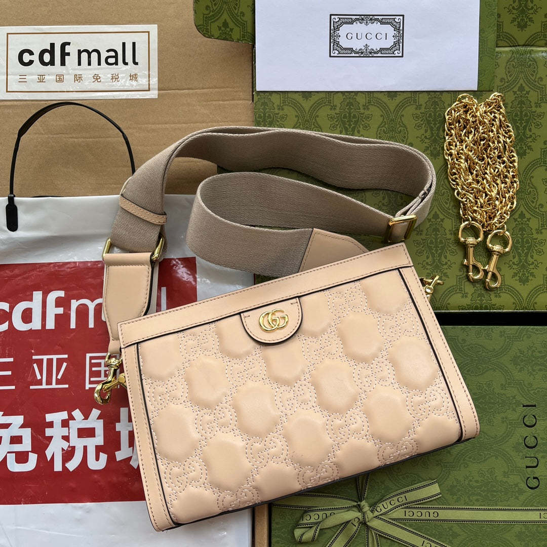 gg Matelassé Small Bag Beige For Women, Women&#8217;s Bags 10.2in/26cm gg‎ ‎