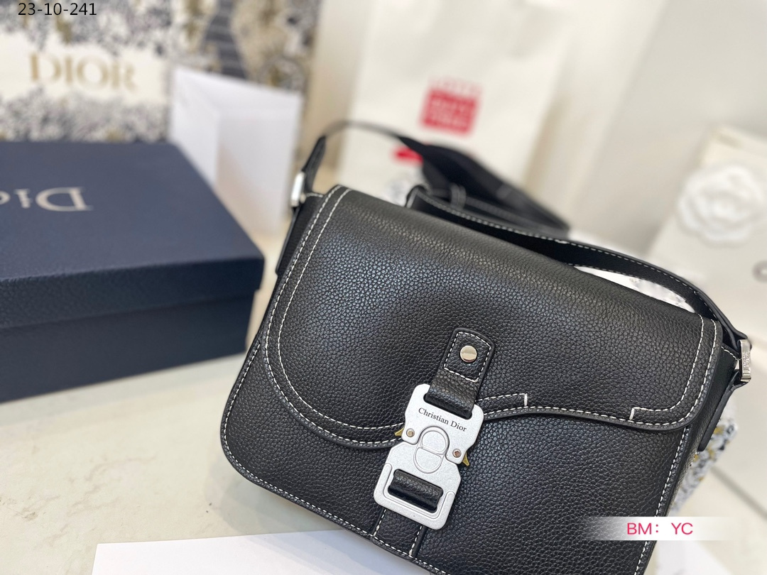 DOR MINI SADDLE BAG WITH STRAP BLACK 23CM