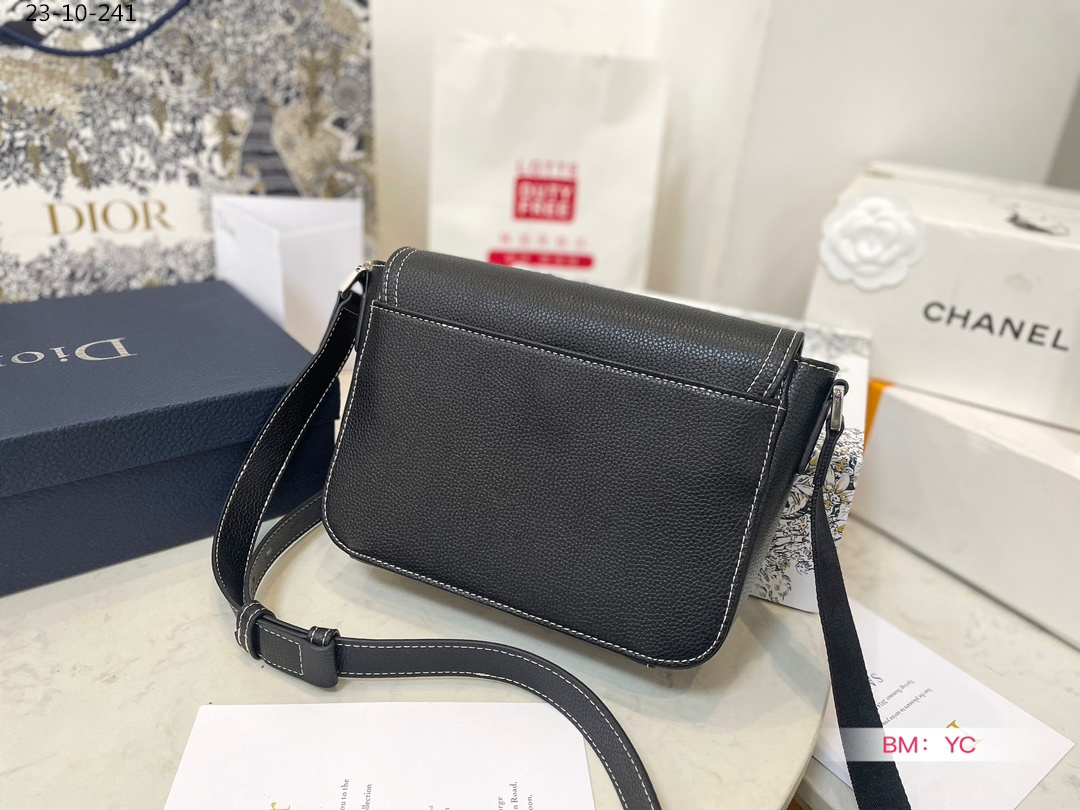 DOR MINI SADDLE BAG WITH STRAP BLACK 23CM