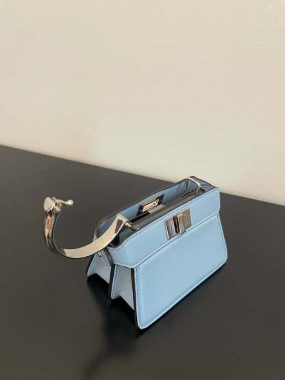 FI Peekaboo ISeeU Petite Blue Micro Bag For Woman 11cm/4.5in