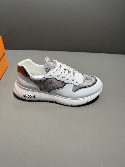 LUV RUN AWAY SNEAKER IRIDESCENT TEXTILE WHITE