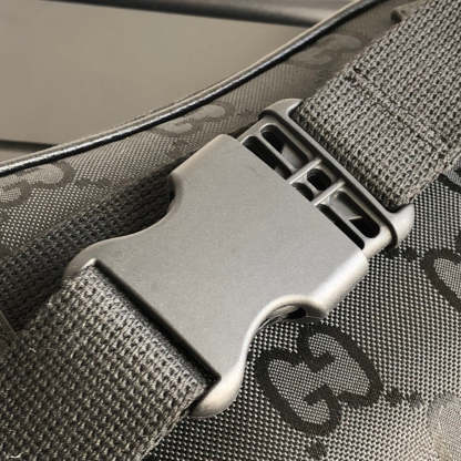 gg Off The Grid Belt Bag Black gg ECONYL® For Men  9.5in/24cm gg 631341 H9HBN 1000