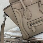 CE NANO LUGGAGE BAG IN DRUMMED CALFSKIN BEIGE 189243DRU09SO