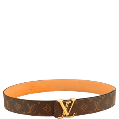 LUV INITIALS 40MM REVERSIBLE BELT SILUVER BUCKLE