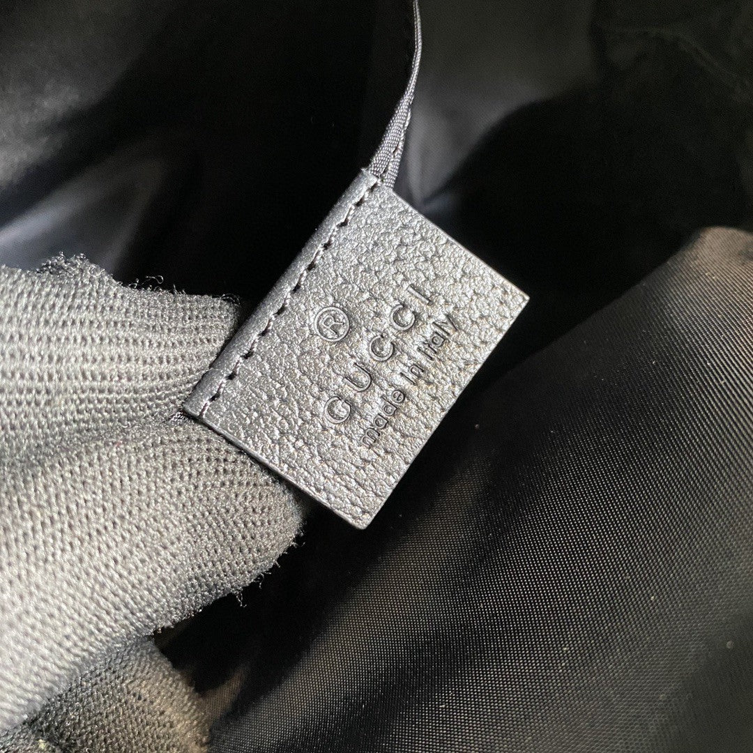 gg Off The Grid Sling Backpack Black gg Nylon For Men 11in/27cm 658631 H9HUN 1000