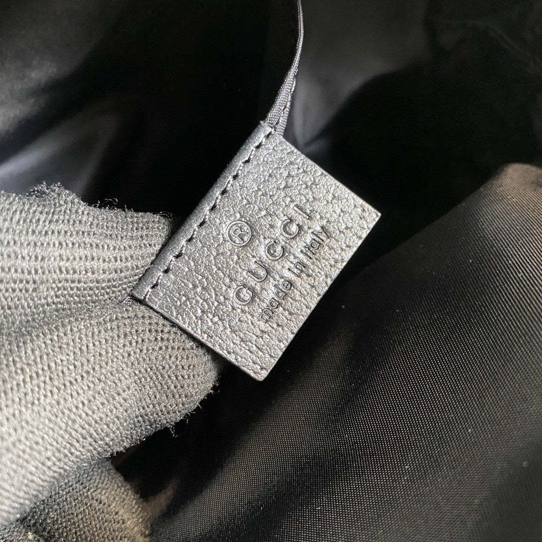 gg Off The Grid Sling Backpack Black gg Nylon For Men 11in/27cm 658631 H9HUN 1000